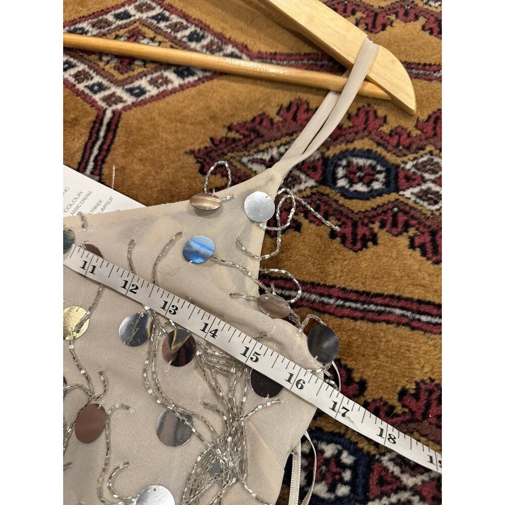 French Connection Baani Fringe Sequin Jumpsuit Party, Rave, New Years- NWT - Picture 9 of 10
